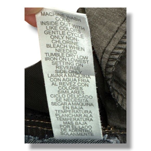 Democracy “Ab"solution Booty Lift Straight Leg Indigo Jeans Women’s Size 14 - Picture 14 of 15